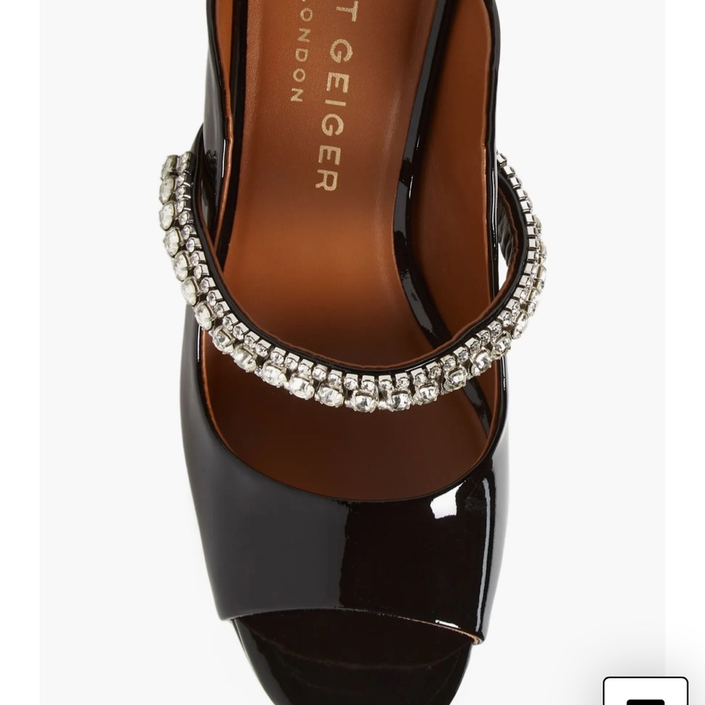 Kurt Geiger Black Embellished Women's Shoes